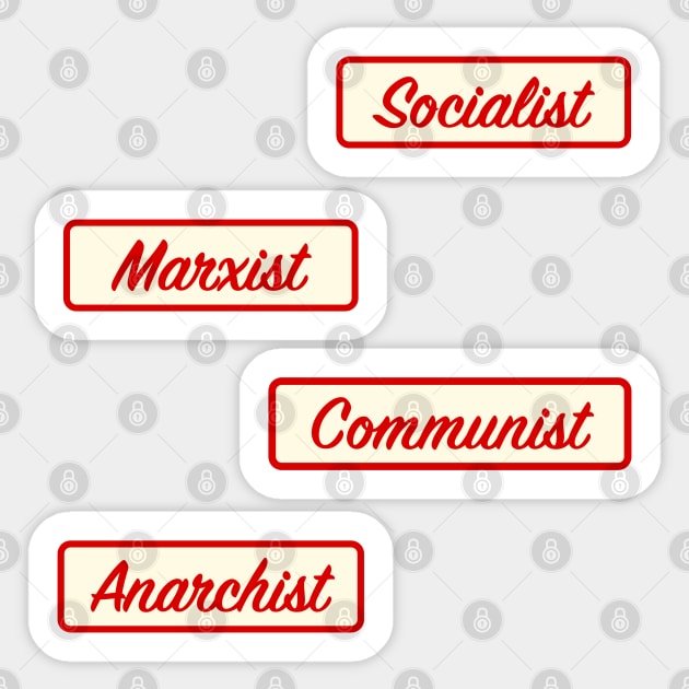 Leftist Ideology Sticker Pack Sticker by Football from the Left